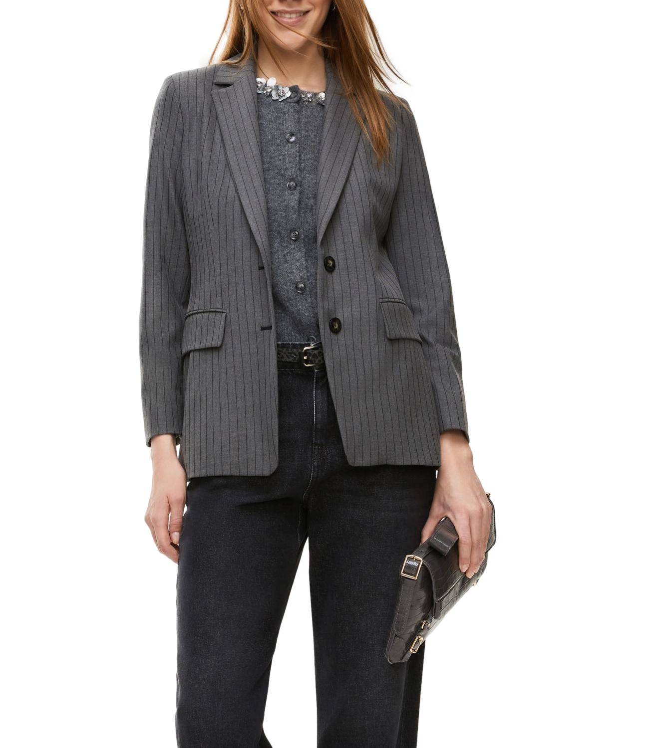 IBlues giacca QUARK grigio melange donna