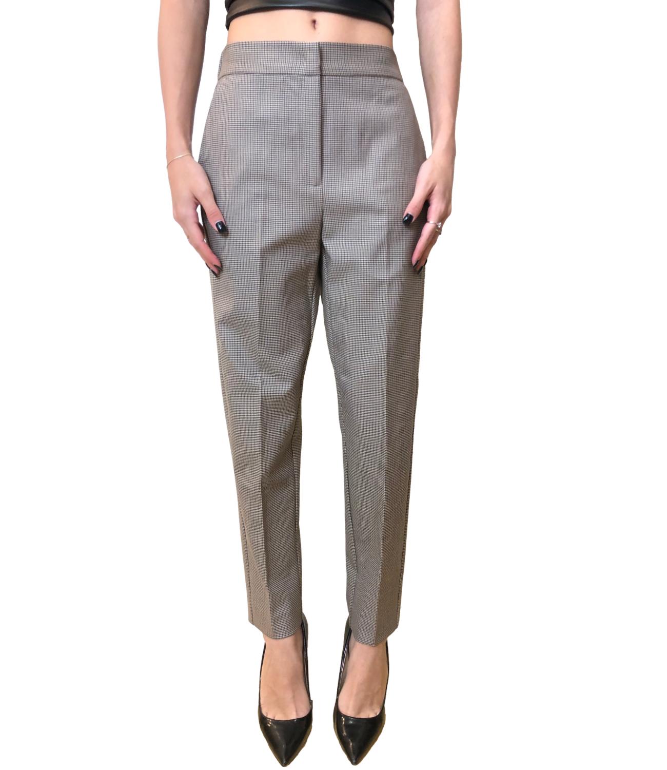 Iblues Pantaloni Vivy Quadri Grigio Donna