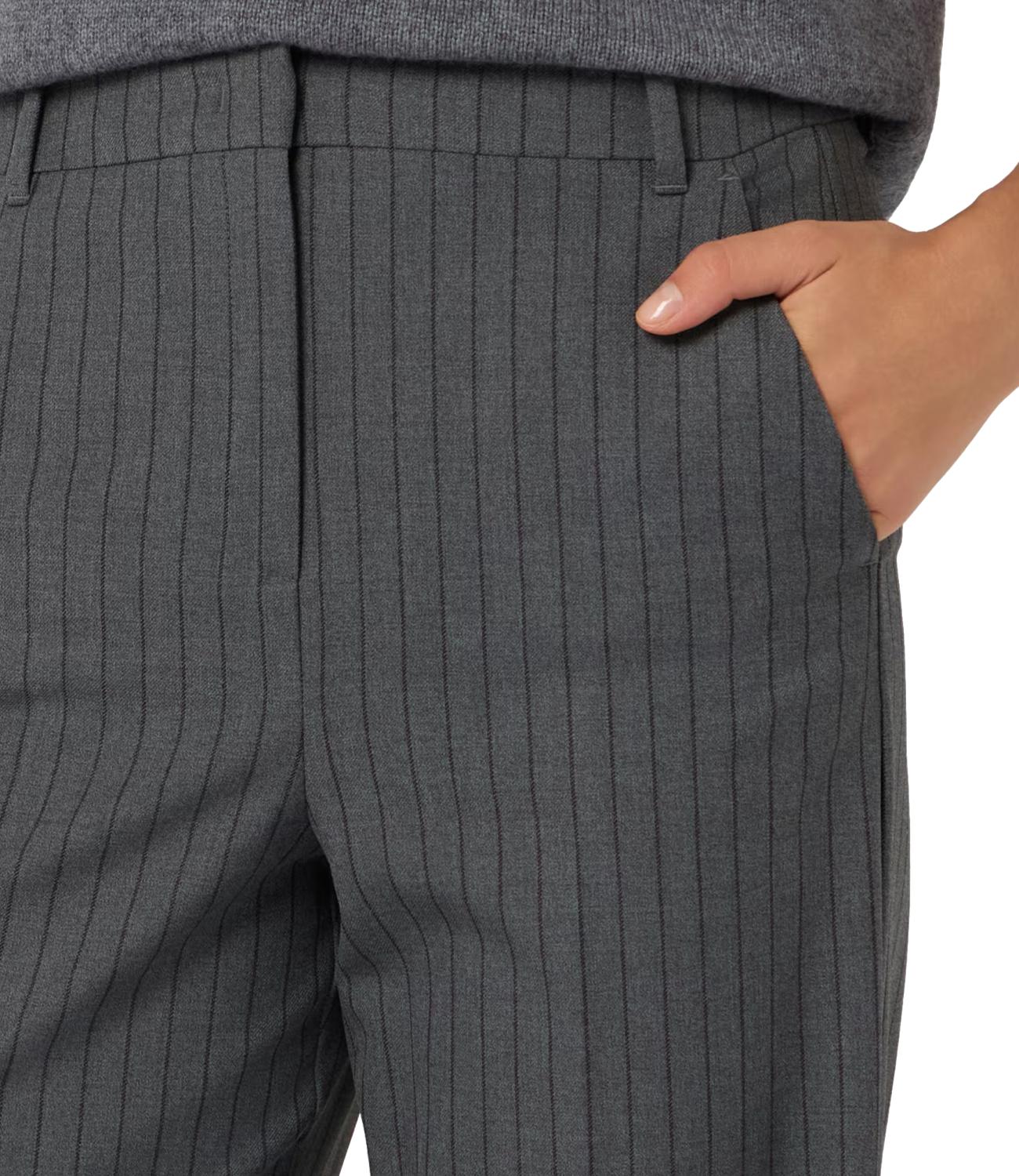 Iblues Pantaloni Surrey Grigio Gessato Donna