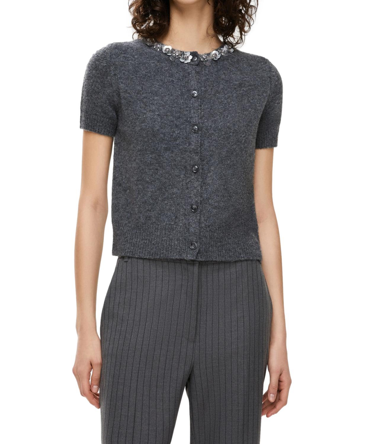 IBlues cardigan FIDENZA grigio melange donna