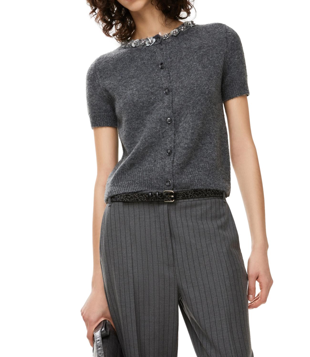 IBlues cardigan FIDENZA grigio melange donna