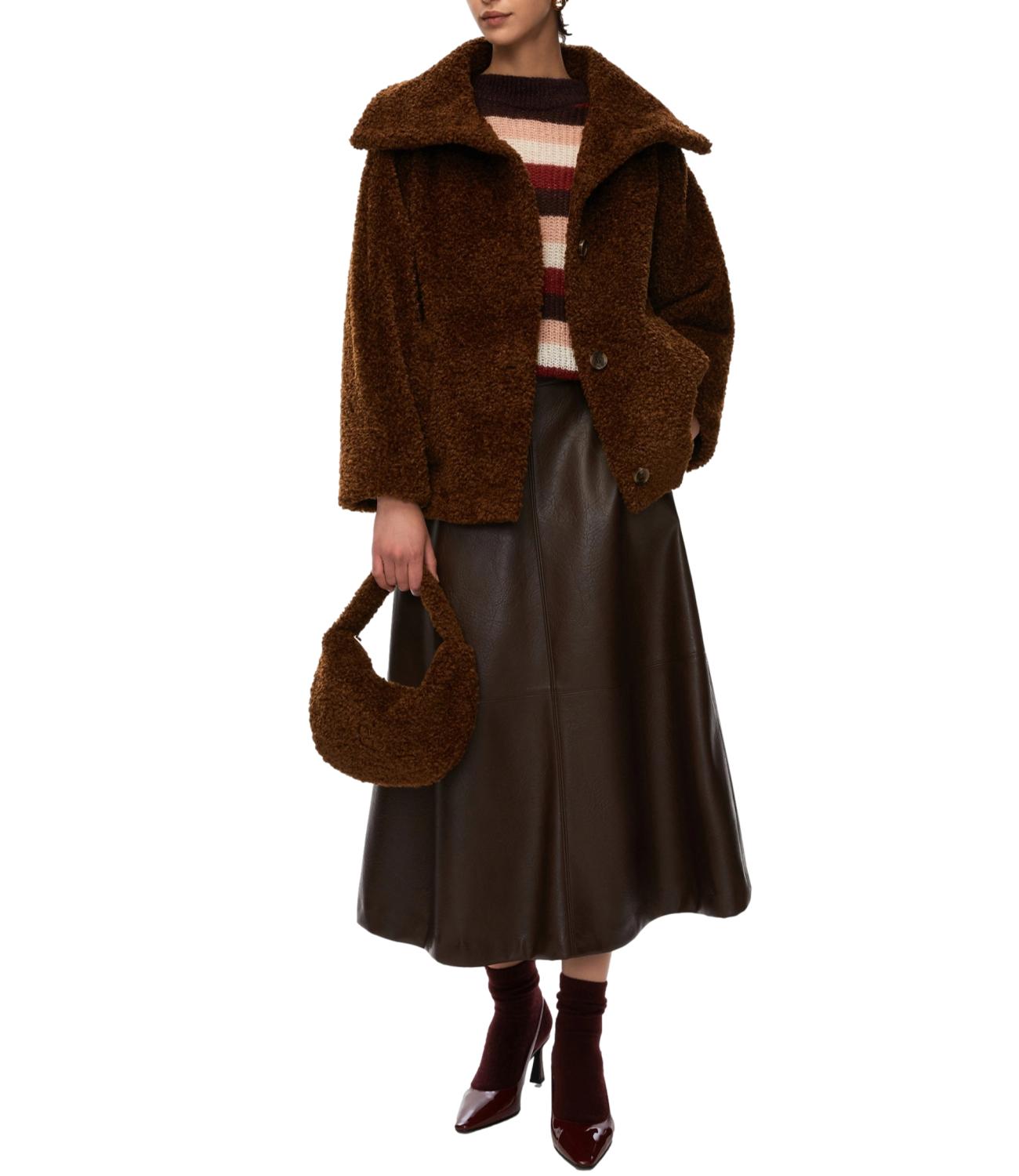 Iblues Giacca Boccale Marrone Donna
