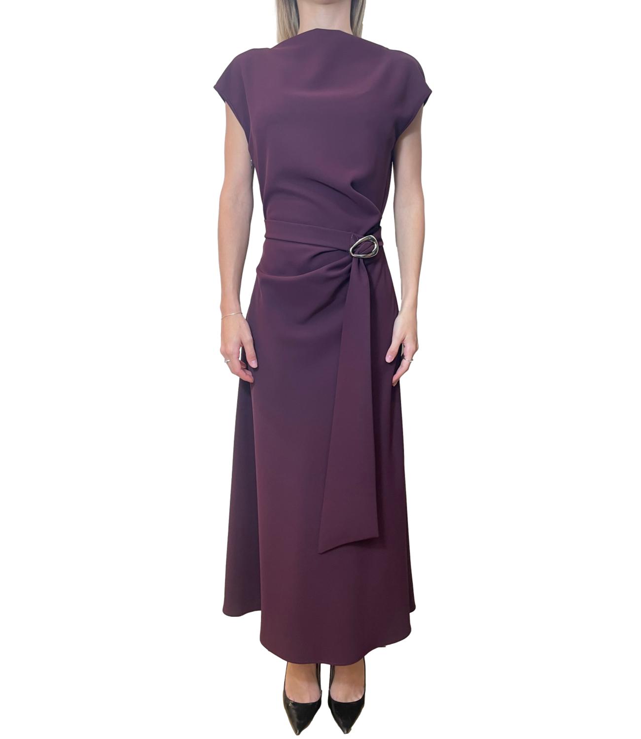 Imperial Abito C/Cintura Vino Donna