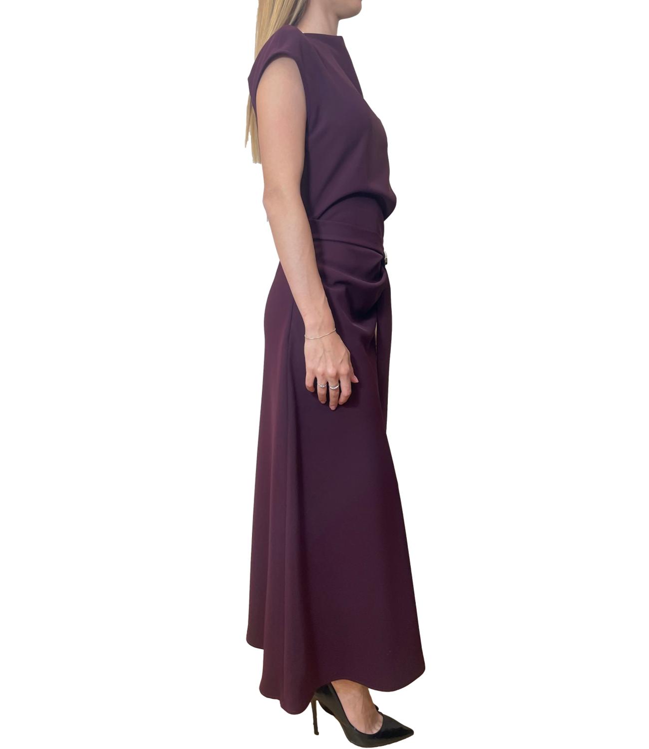 Imperial Abito C/Cintura Vino Donna
