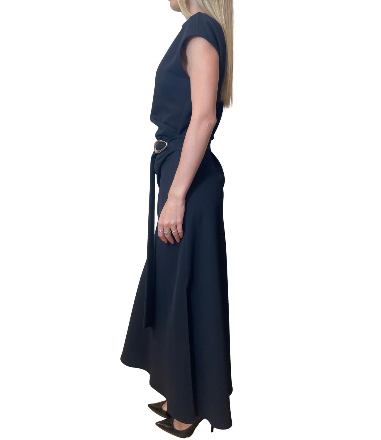 Imperial Abito C/Cintura Nero Donna