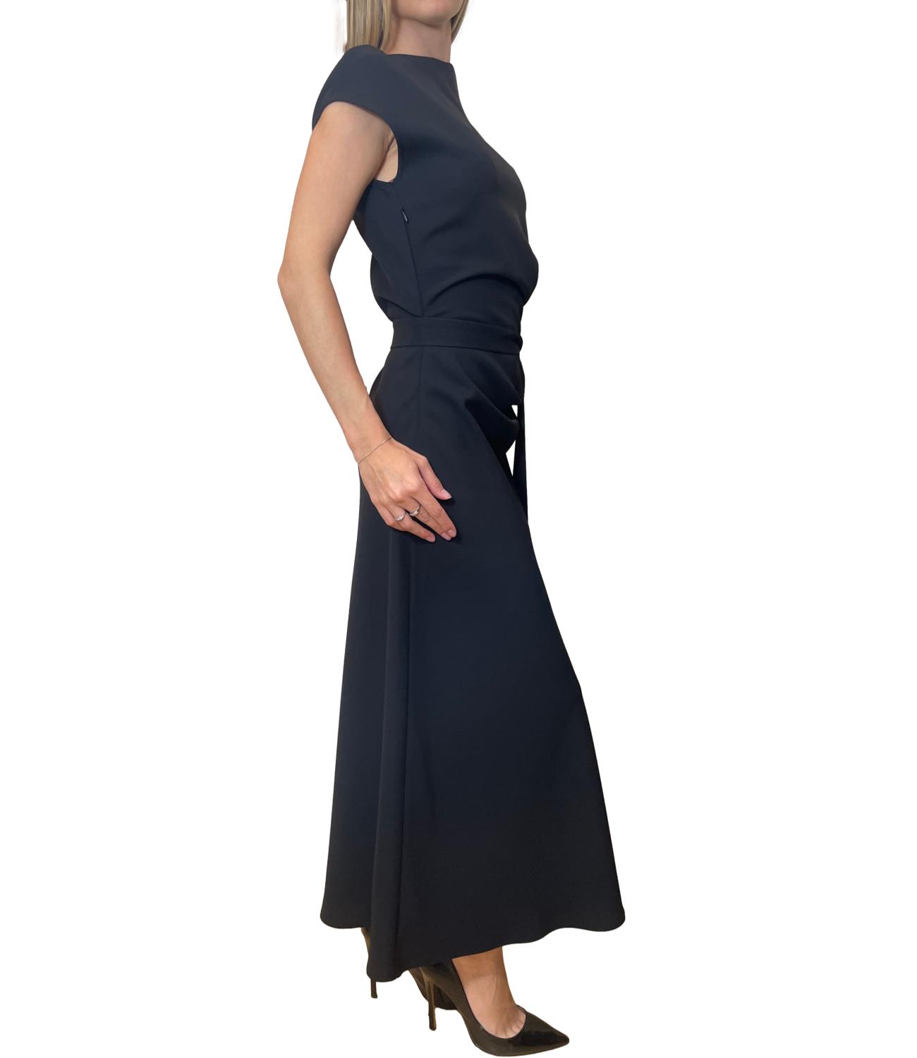 Imperial Abito C/Cintura Nero Donna
