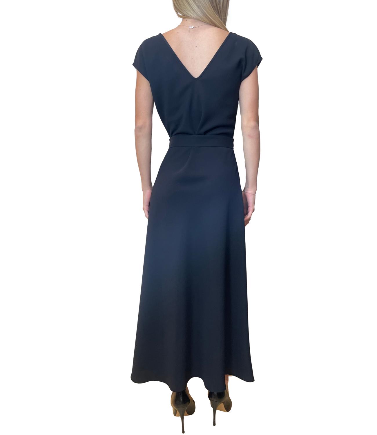 Imperial Abito C/Cintura Nero Donna