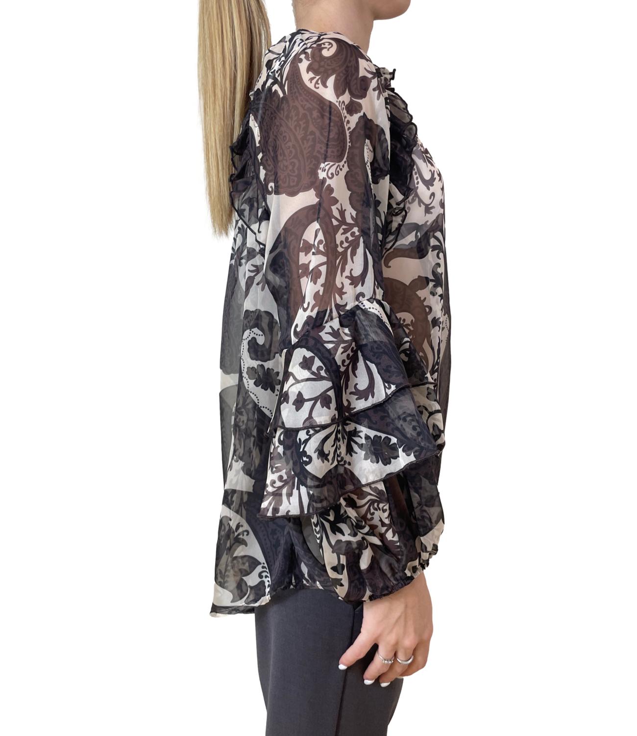 Imperial Camicia Fantasia Panna/Moro Donna