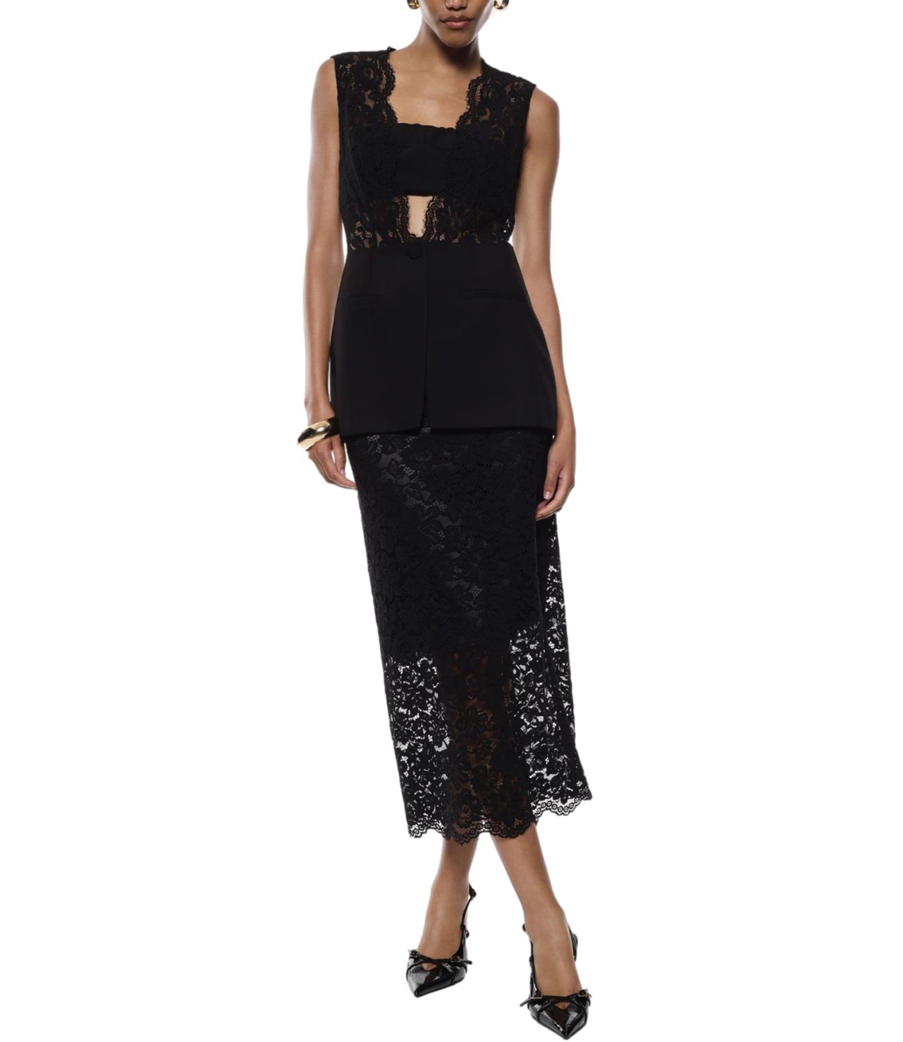 Imperial Gonna Pizzo Nero Donna
