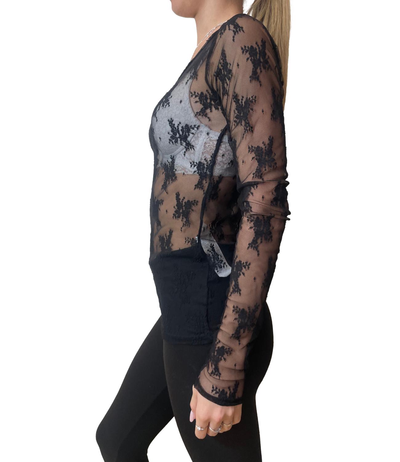 Imperial T-shirt Pizzo Avorio Donna