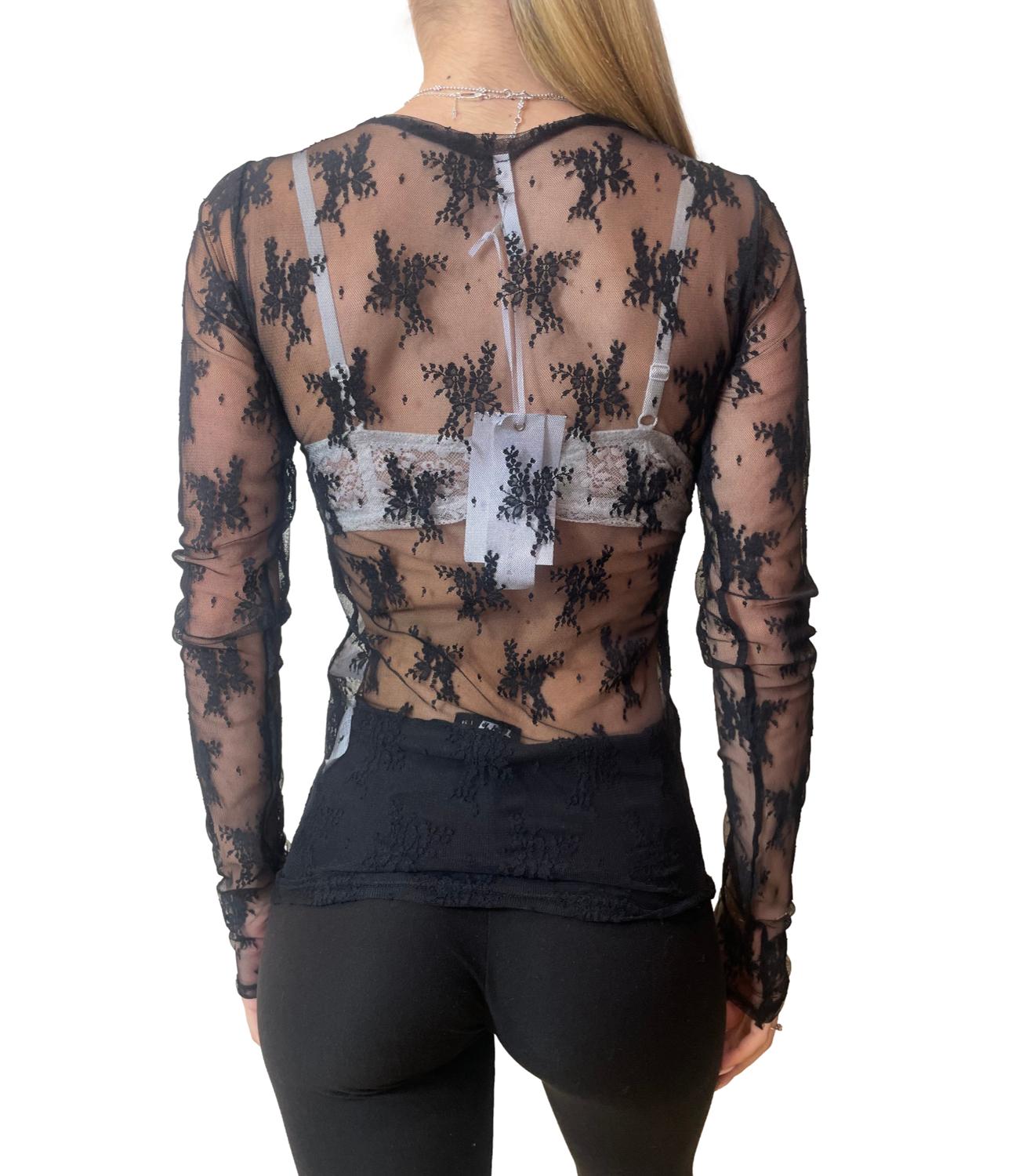 Imperial T-shirt Pizzo Avorio Donna