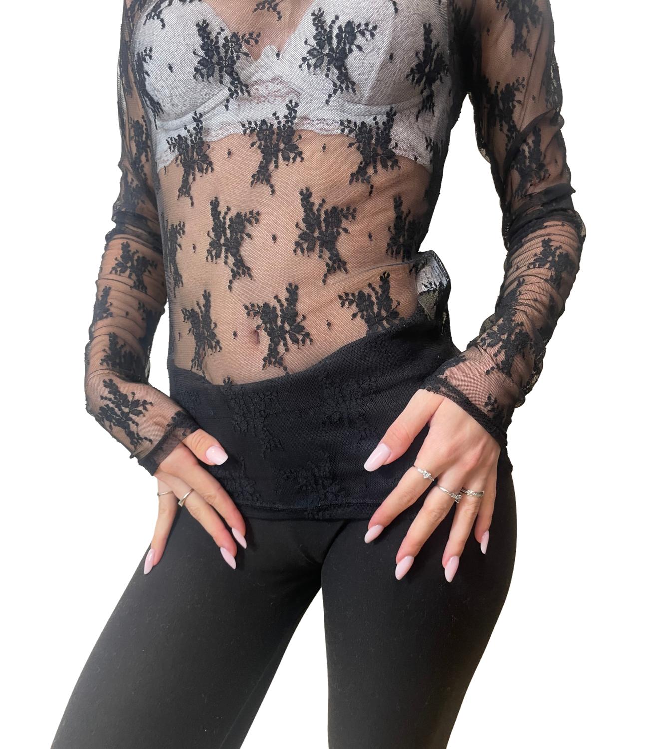 Imperial T-shirt Pizzo Avorio Donna