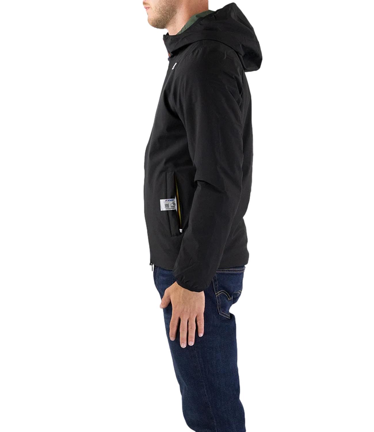 Giacca Jacob St Warm Double reversibile nero e verde