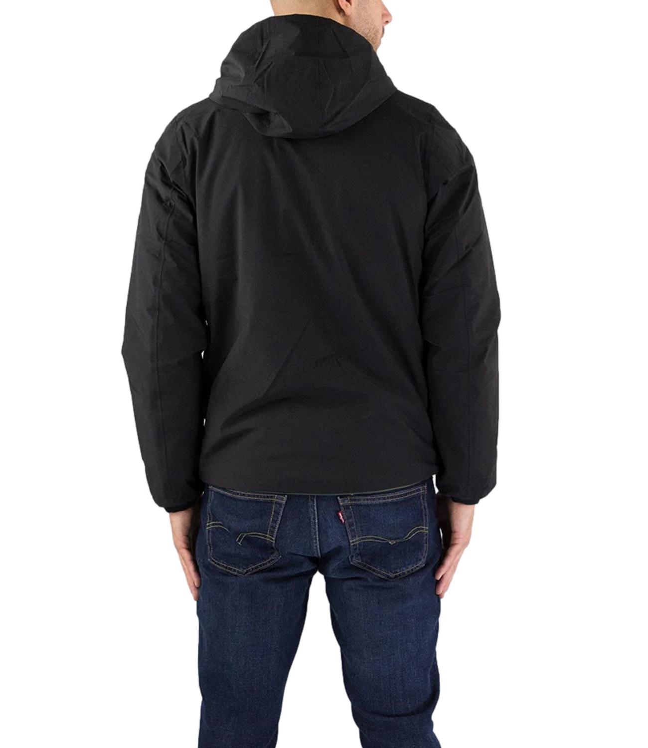 Giacca Jacob St Warm Double reversibile nero e verde