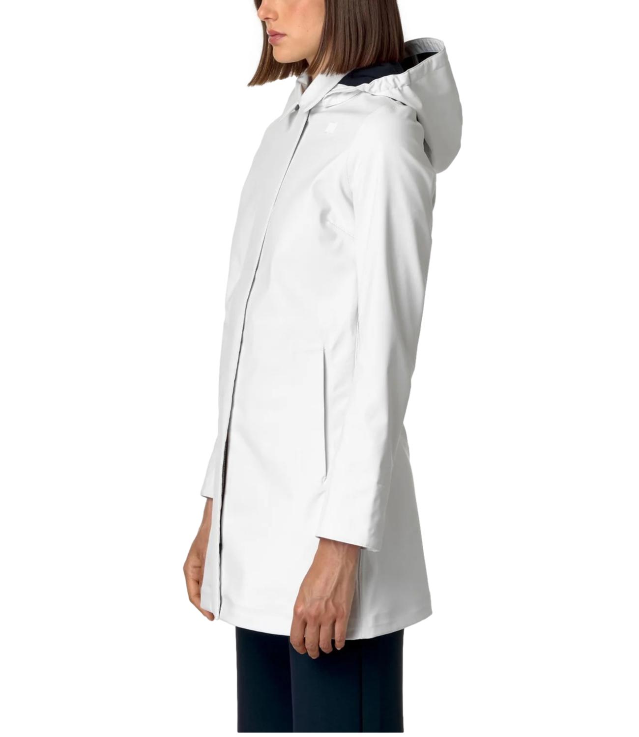 Kway giubbino lungo Mathy bonded white donna