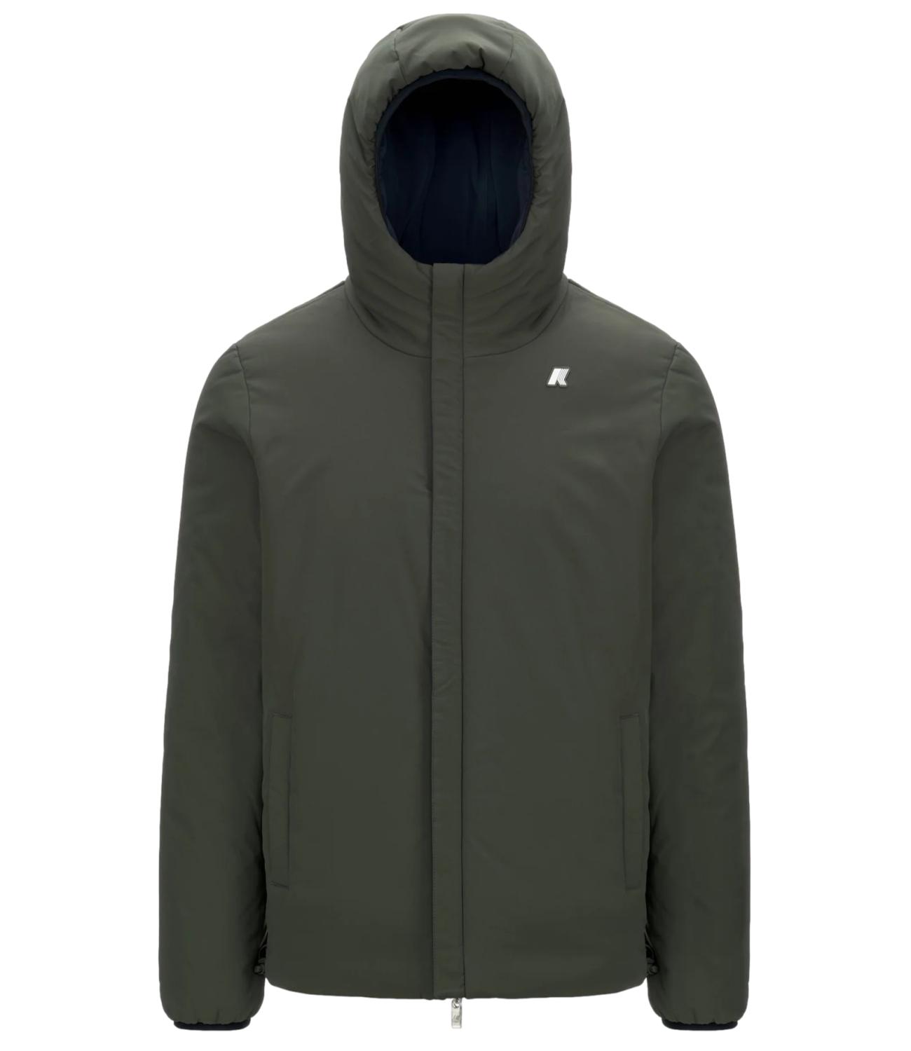 K-way Jack St Warm Double Giacca blu verde
