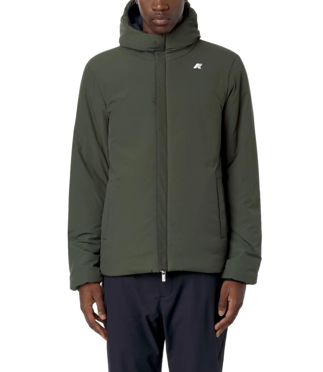K-way Jack St Warm Double Giacca blu verde