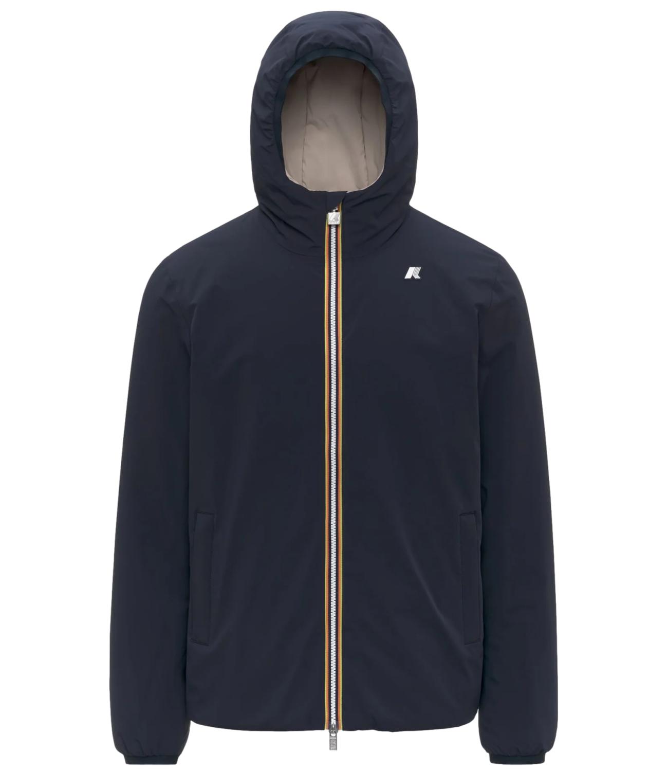 K-way Jack St Warm Double Giacca corta blu beige