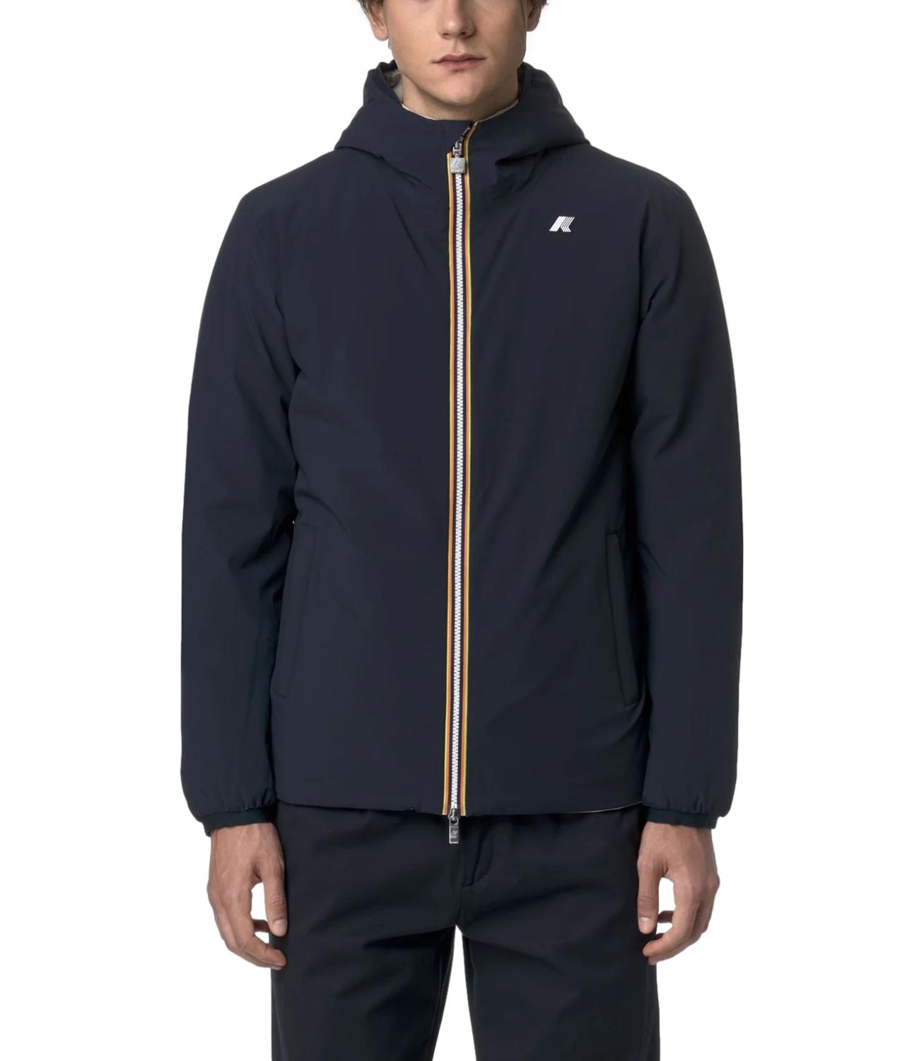 K-way Jack St Warm Double Giacca corta blu beige