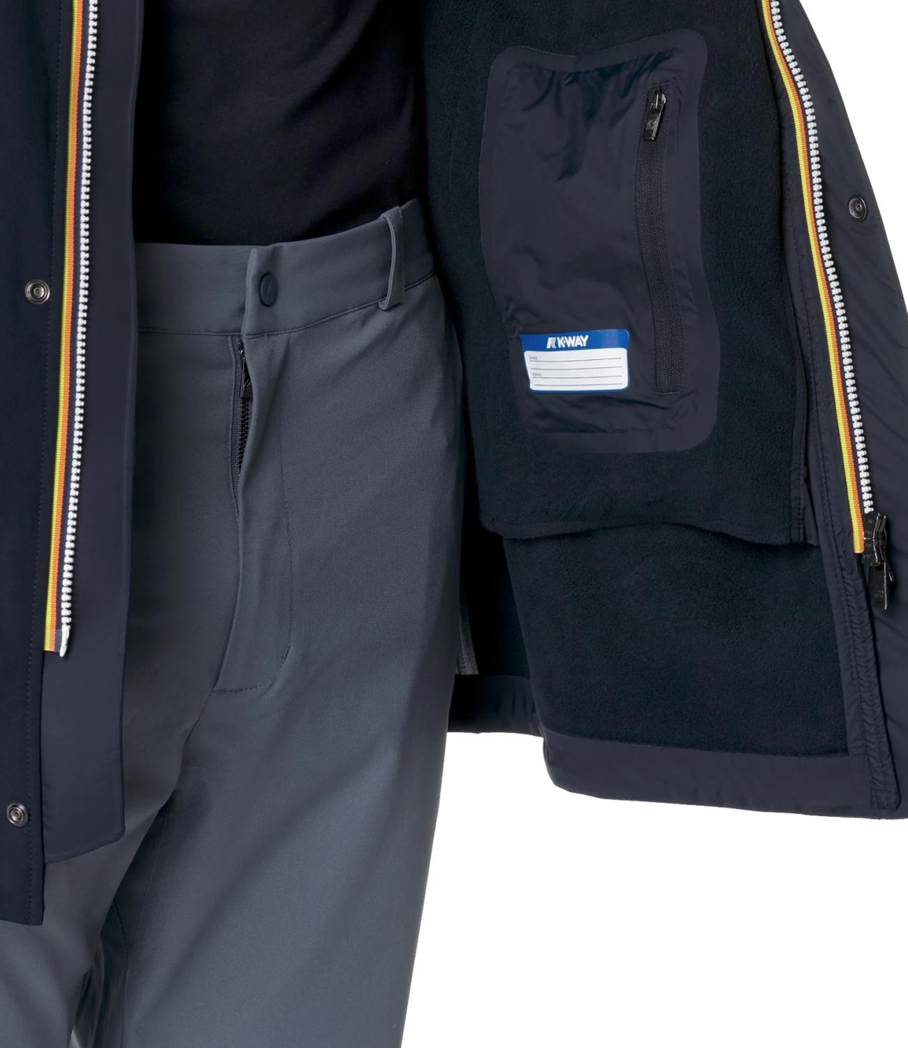 K-Way Giacca lunga Blue Uomo