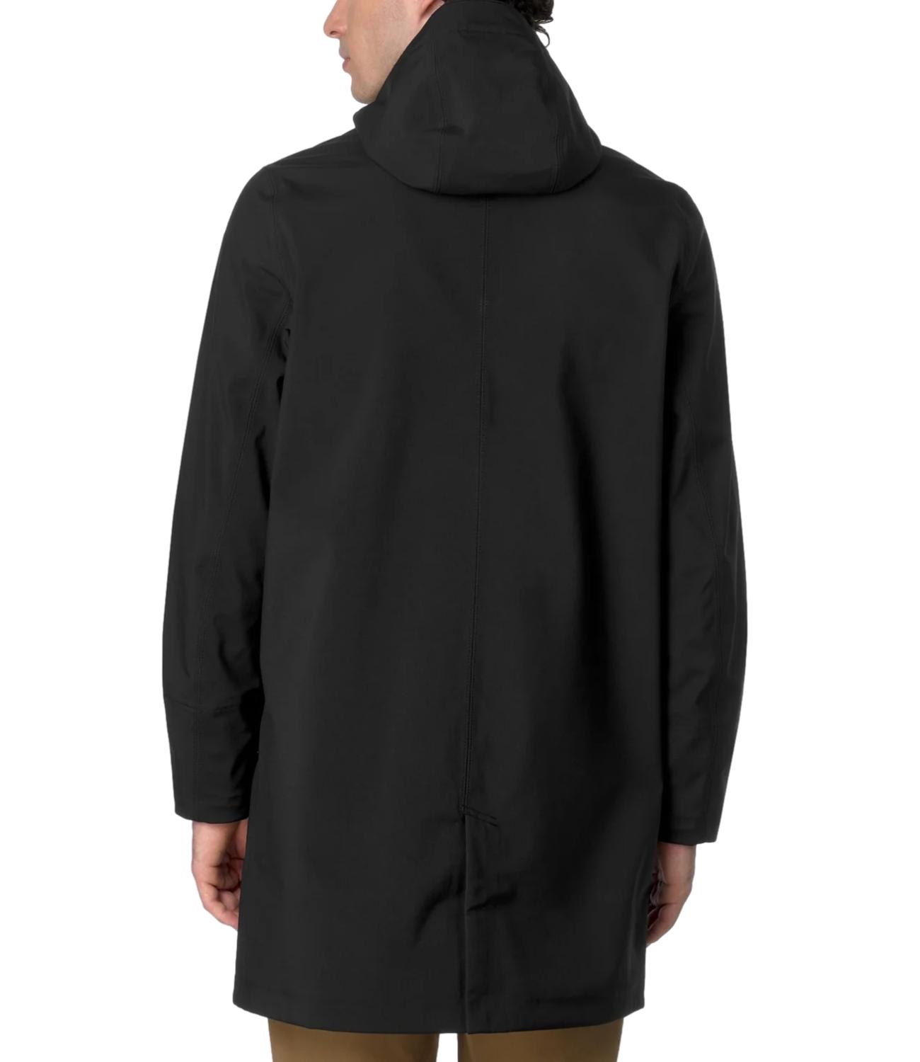 Giubbino lungo Thomas Bonded nero