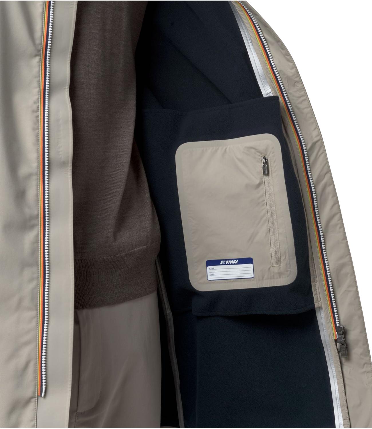 Giubbino lungo Thomas Bonded beige