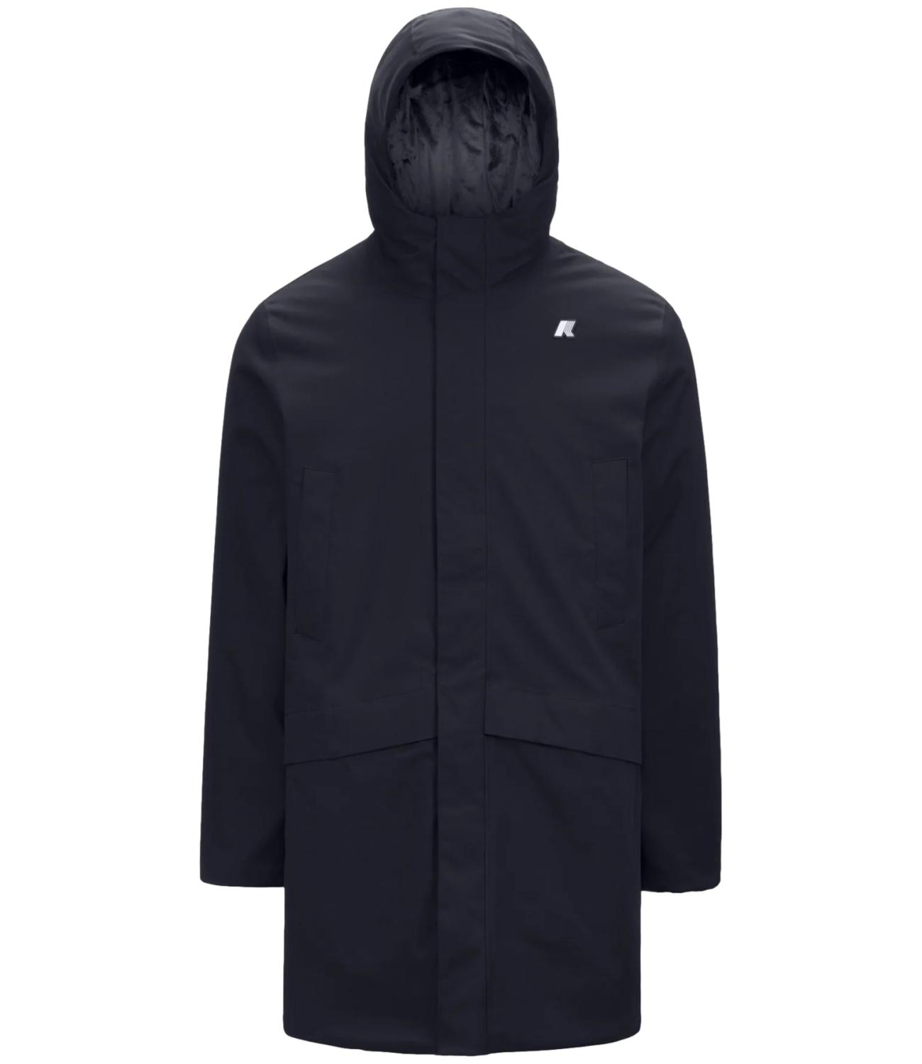 Giacca lunga Jarno Twill Marmotta blu
