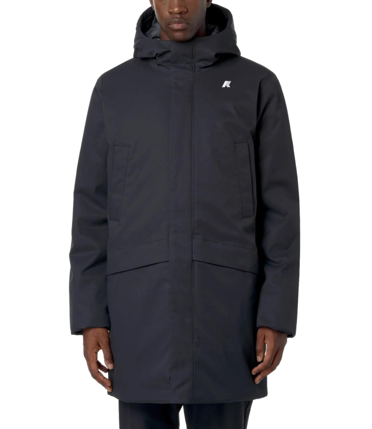 Giacca lunga Jarno Twill Marmotta blu