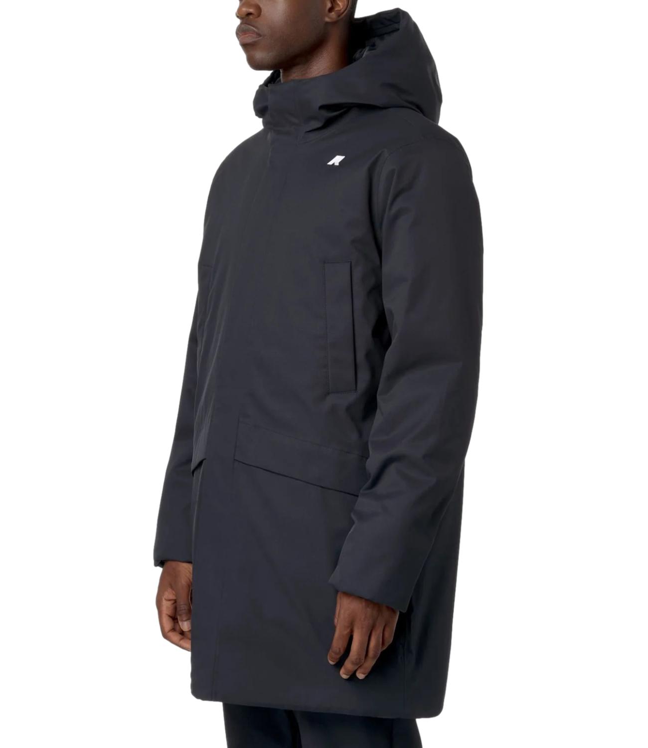 Giacca lunga Jarno Twill Marmotta blu