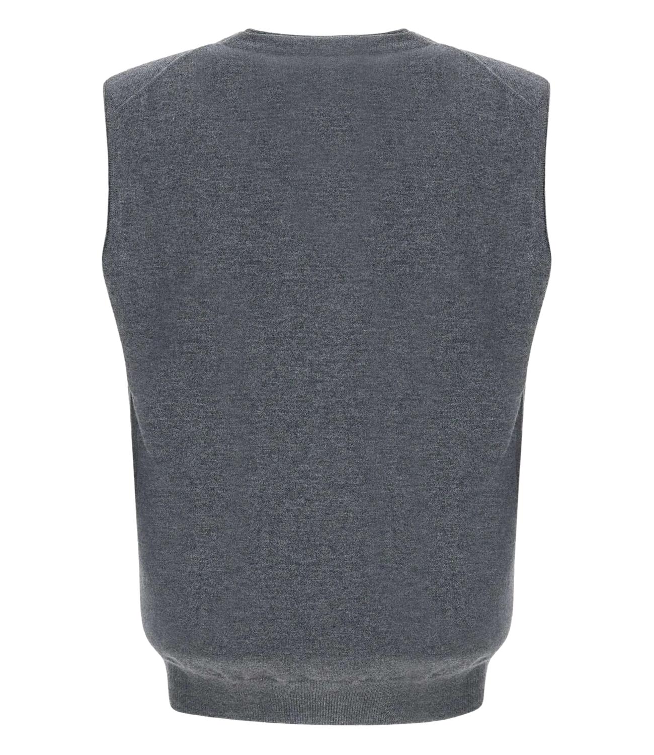 Gilet senza maniche grigio fumo