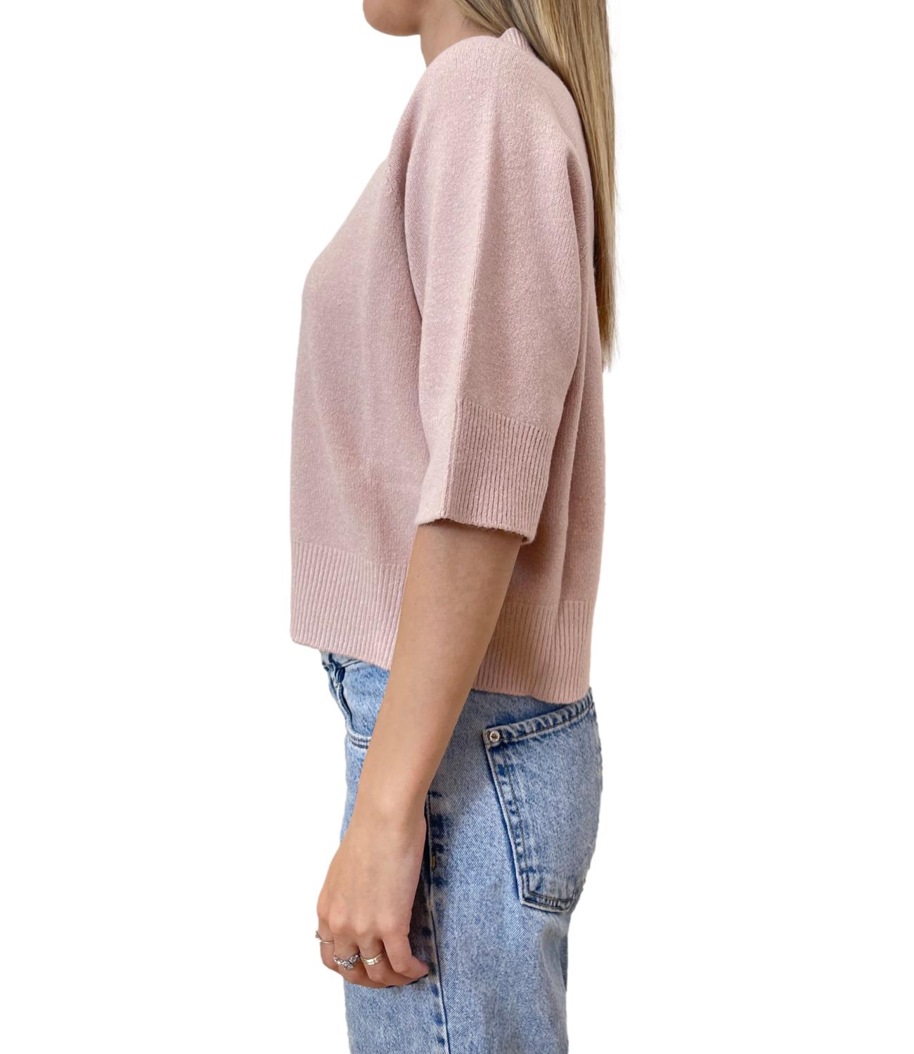 Kontatto Maglia Rosa Pastello Donna