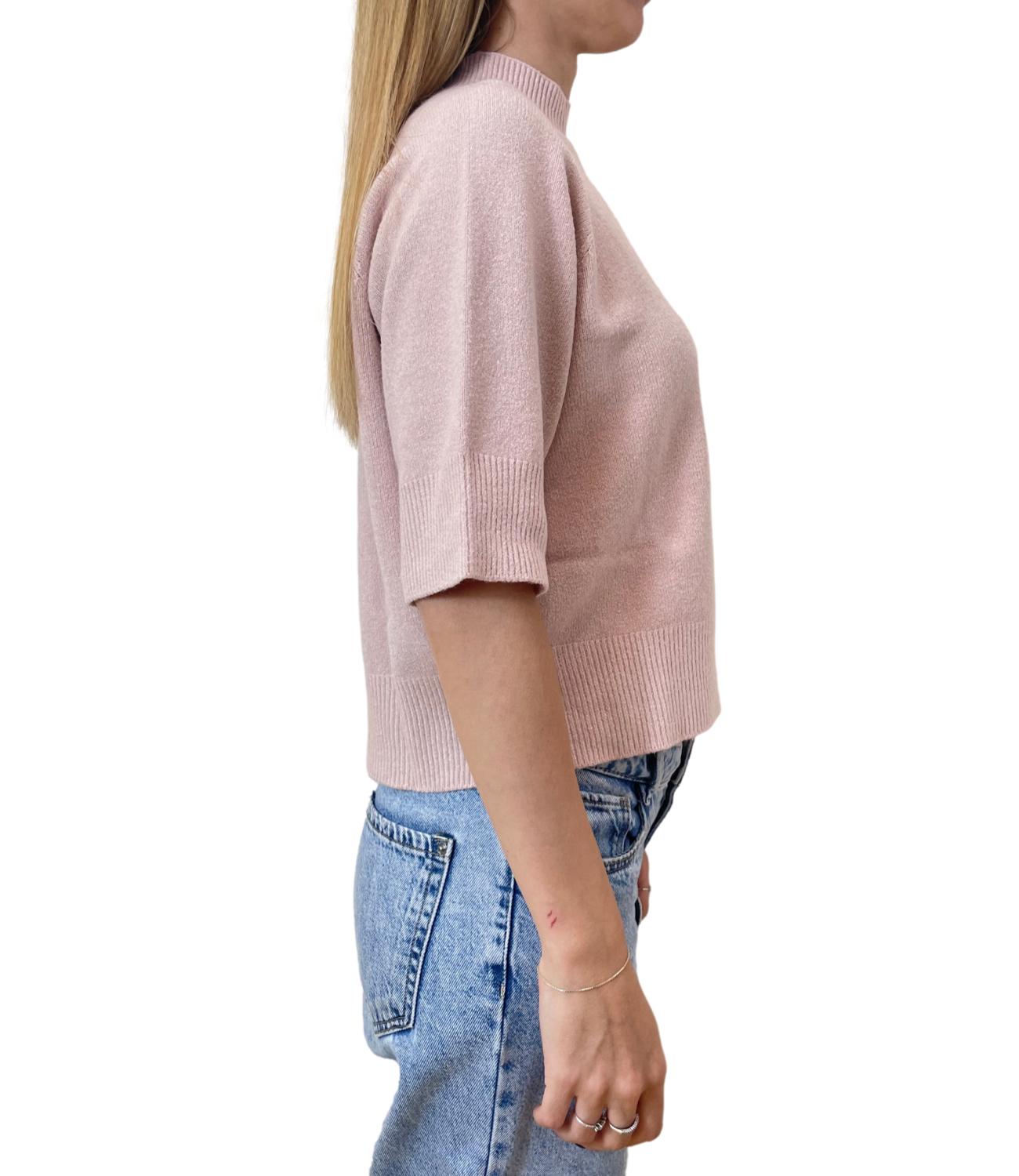 Kontatto Maglia Rosa Pastello Donna