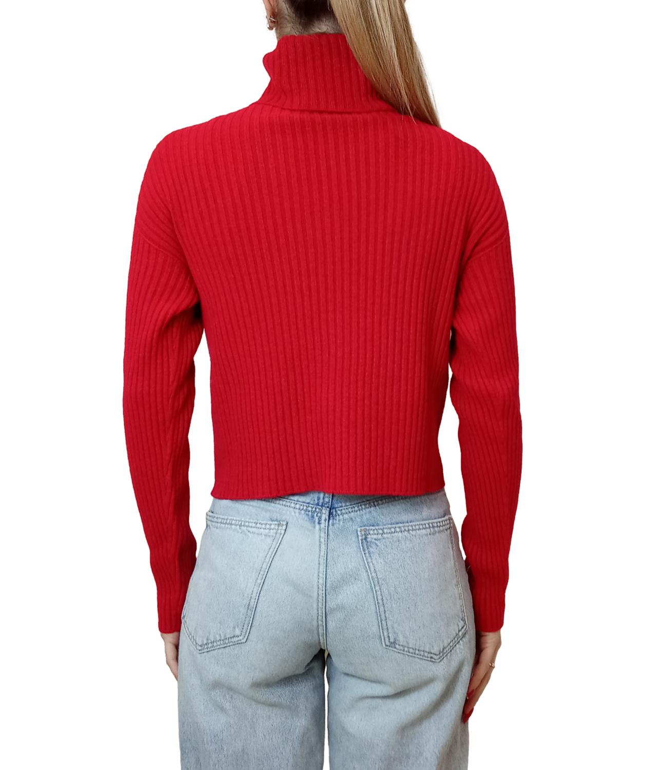 Kontatto Dolcevita Coste Rosso Donna