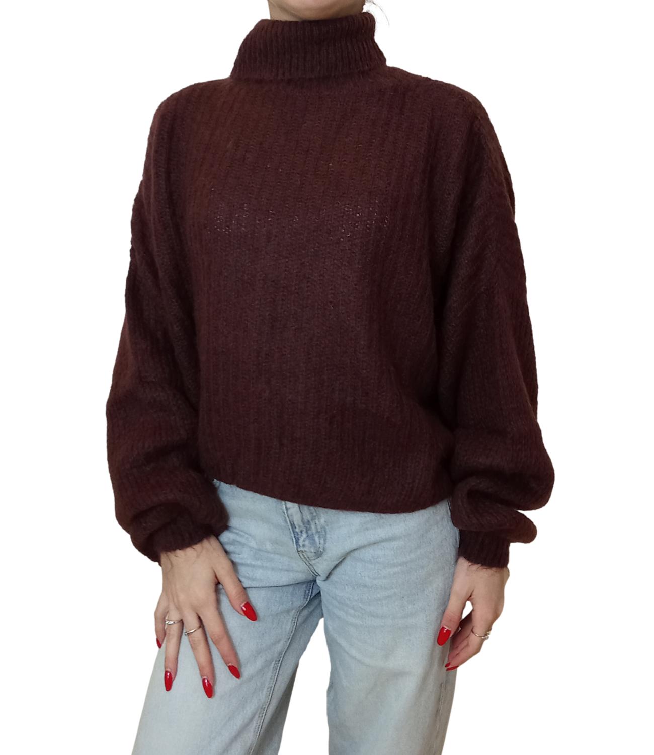 Kontatto Dolcevita Mohair Mogano Donna