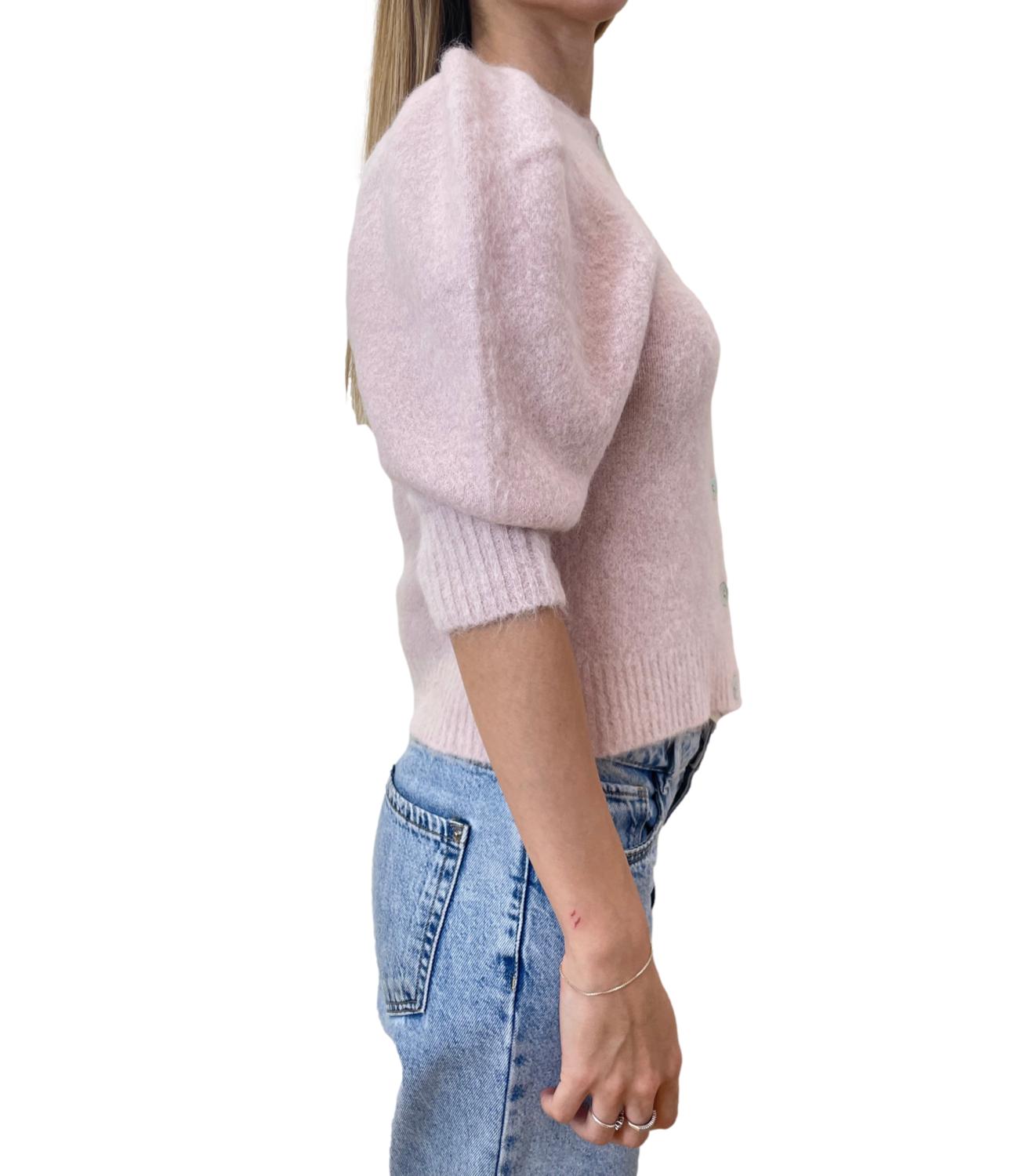 Kontatto Cardigan Rosa Pastello Donna
