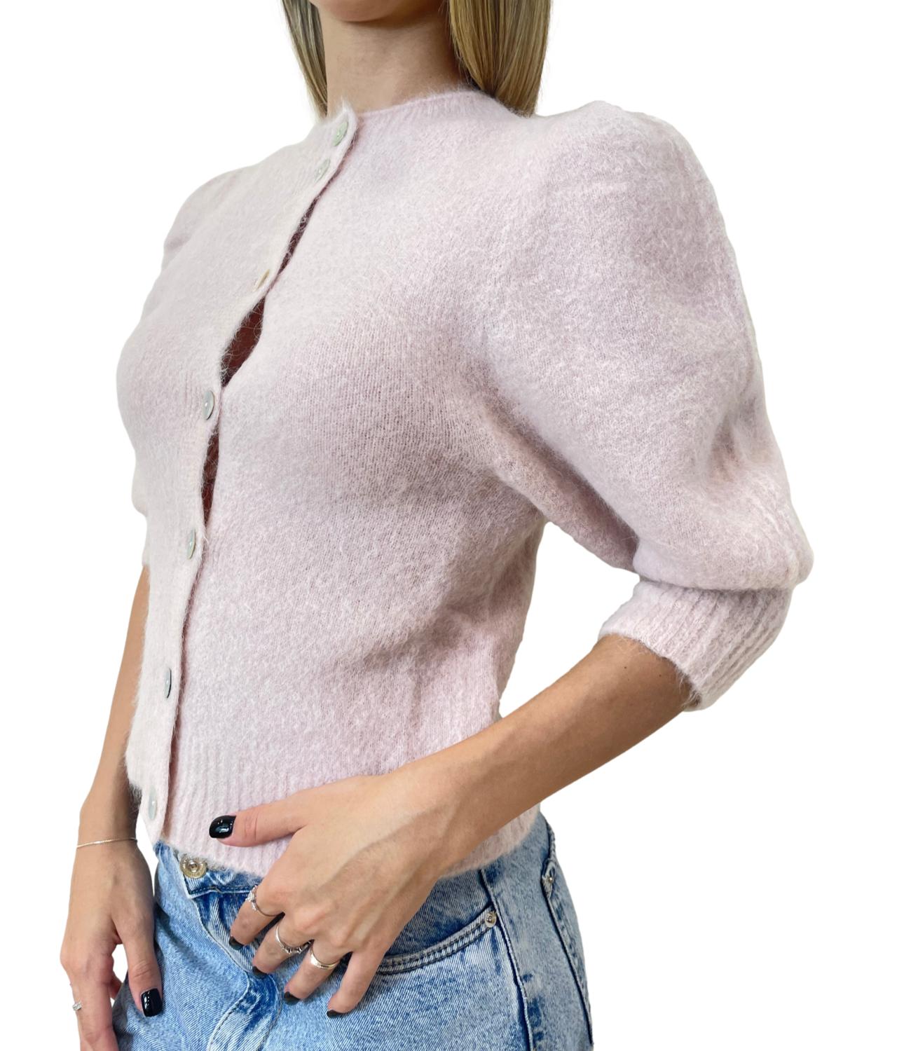 Kontatto Cardigan Rosa Pastello Donna