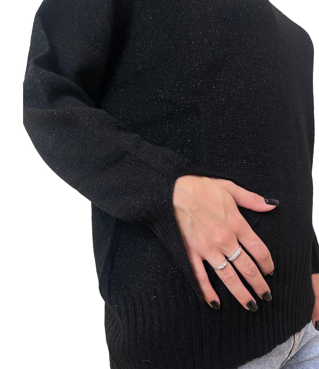 Kontatto maglia nera donna