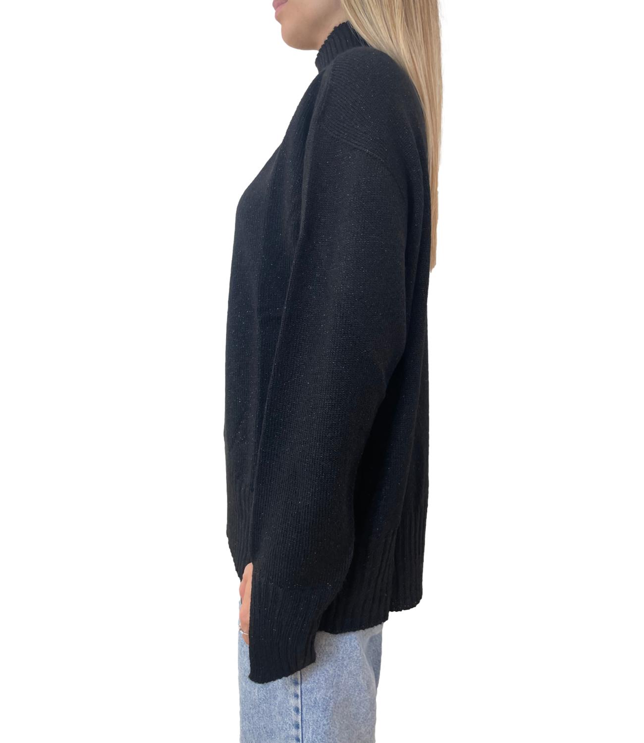 Kontatto maglia nera donna