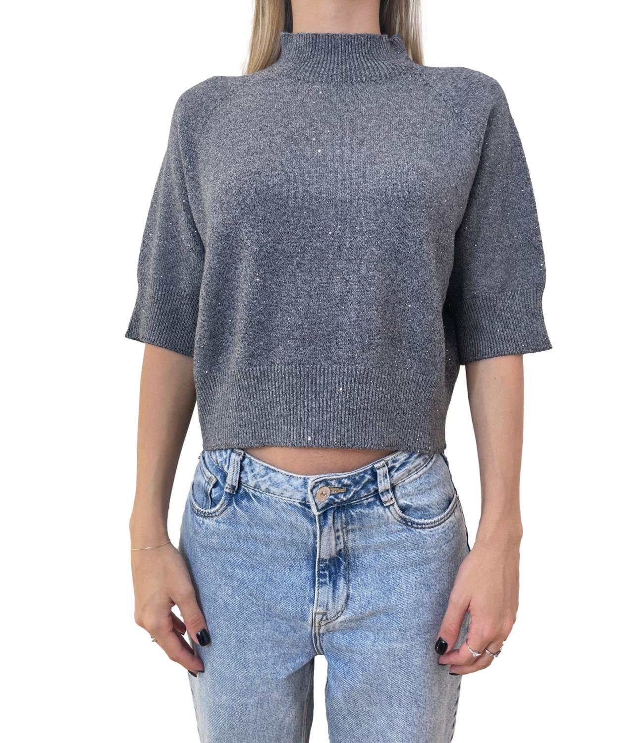 Kontatto Maglia Grigio Medio Donna