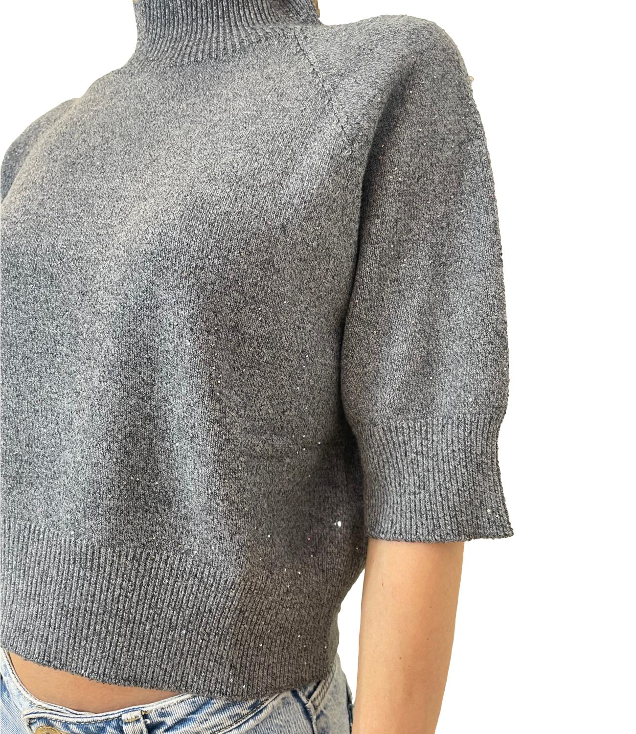 Kontatto Maglia Grigio Medio Donna
