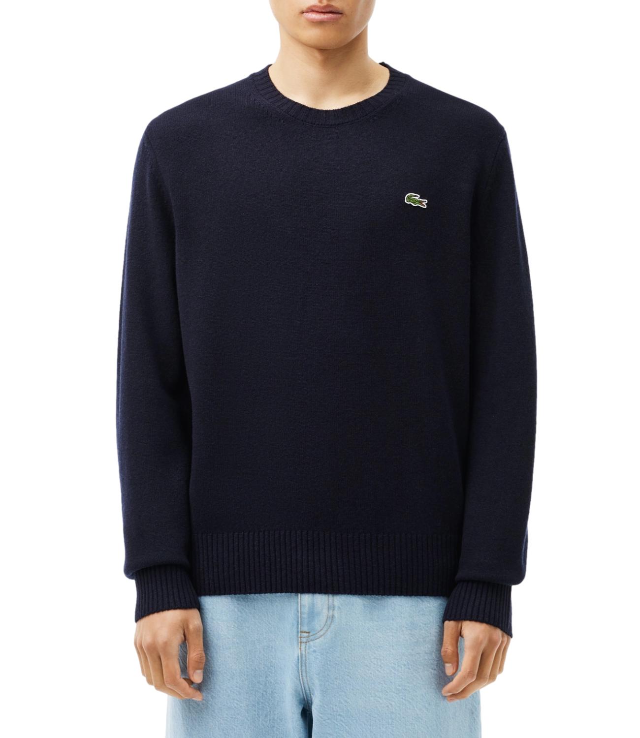 Pullover Lacoste in lana blu