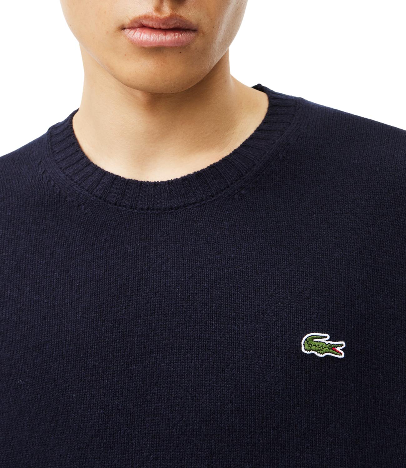 Pullover Lacoste in lana blu
