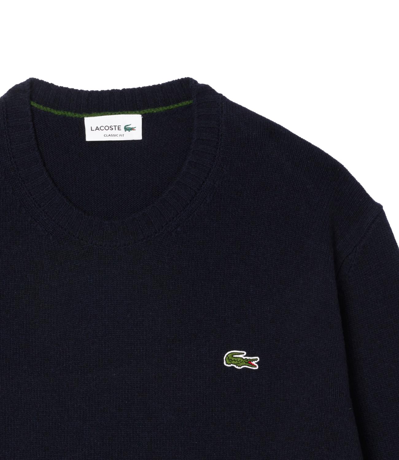 Pullover Lacoste in lana blu