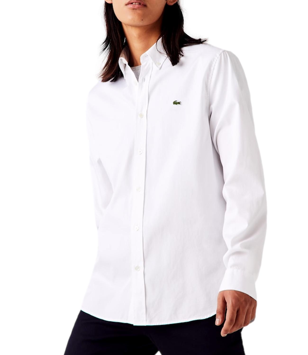Camicia Lacoste bianca cotone