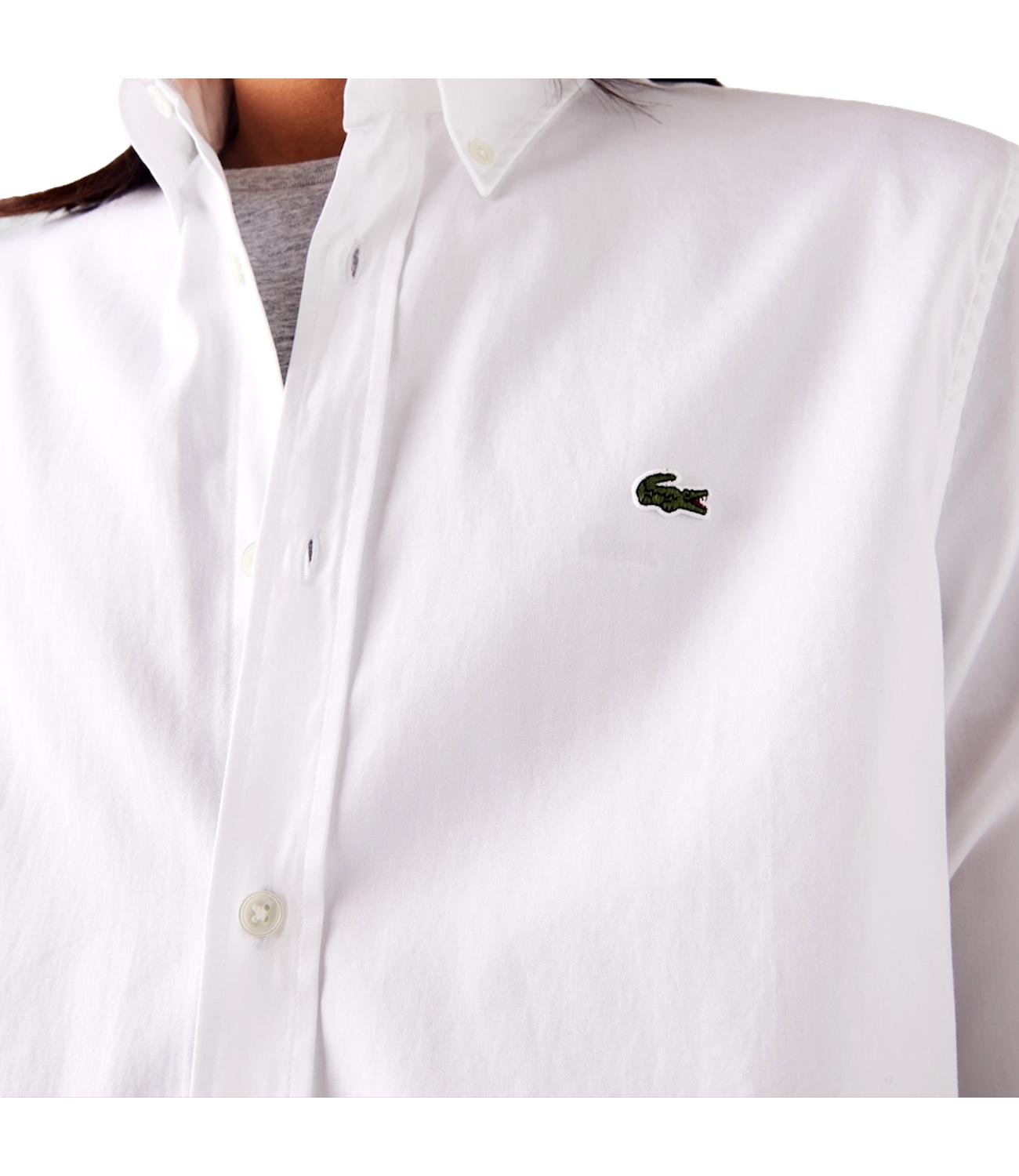 Camicia Lacoste bianca cotone