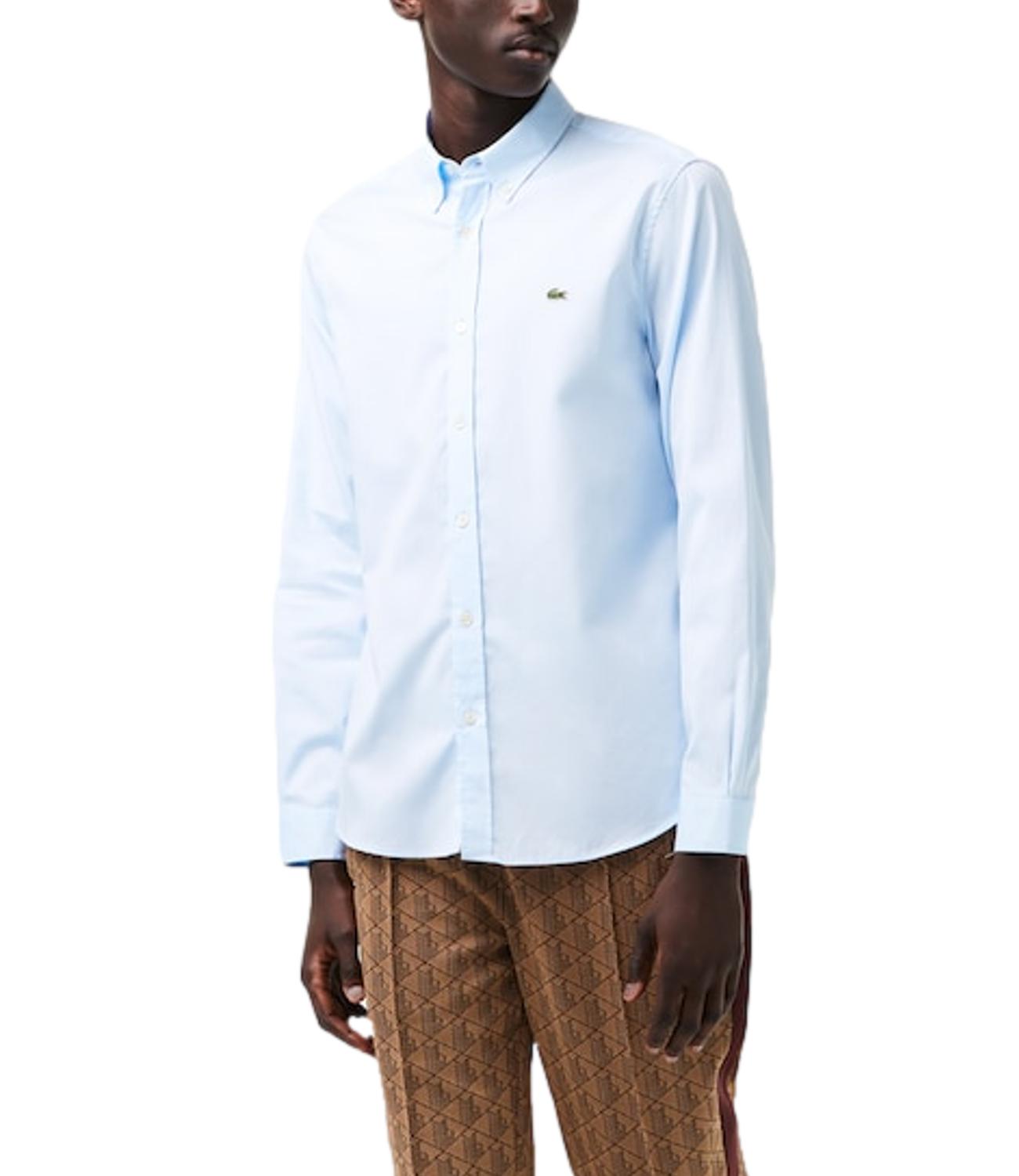Camicia Lacoste celeste