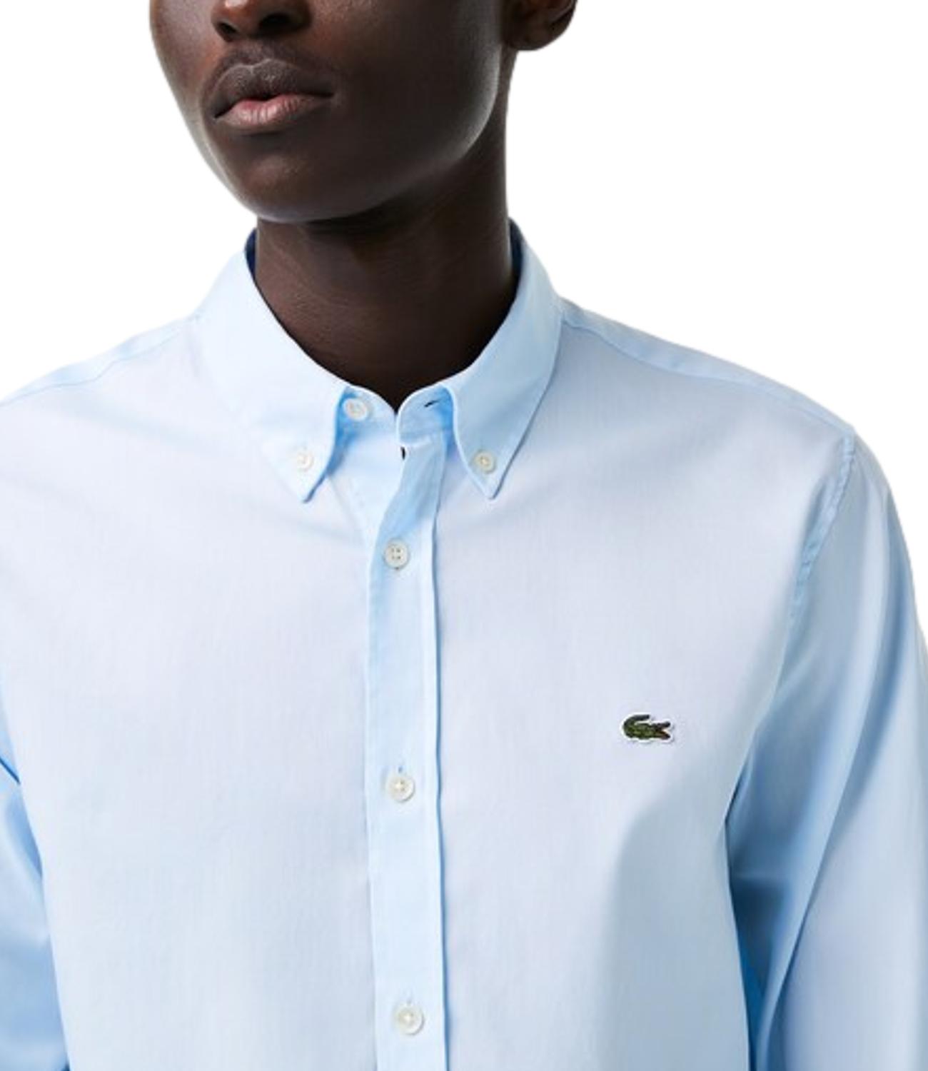 Camicia Lacoste celeste
