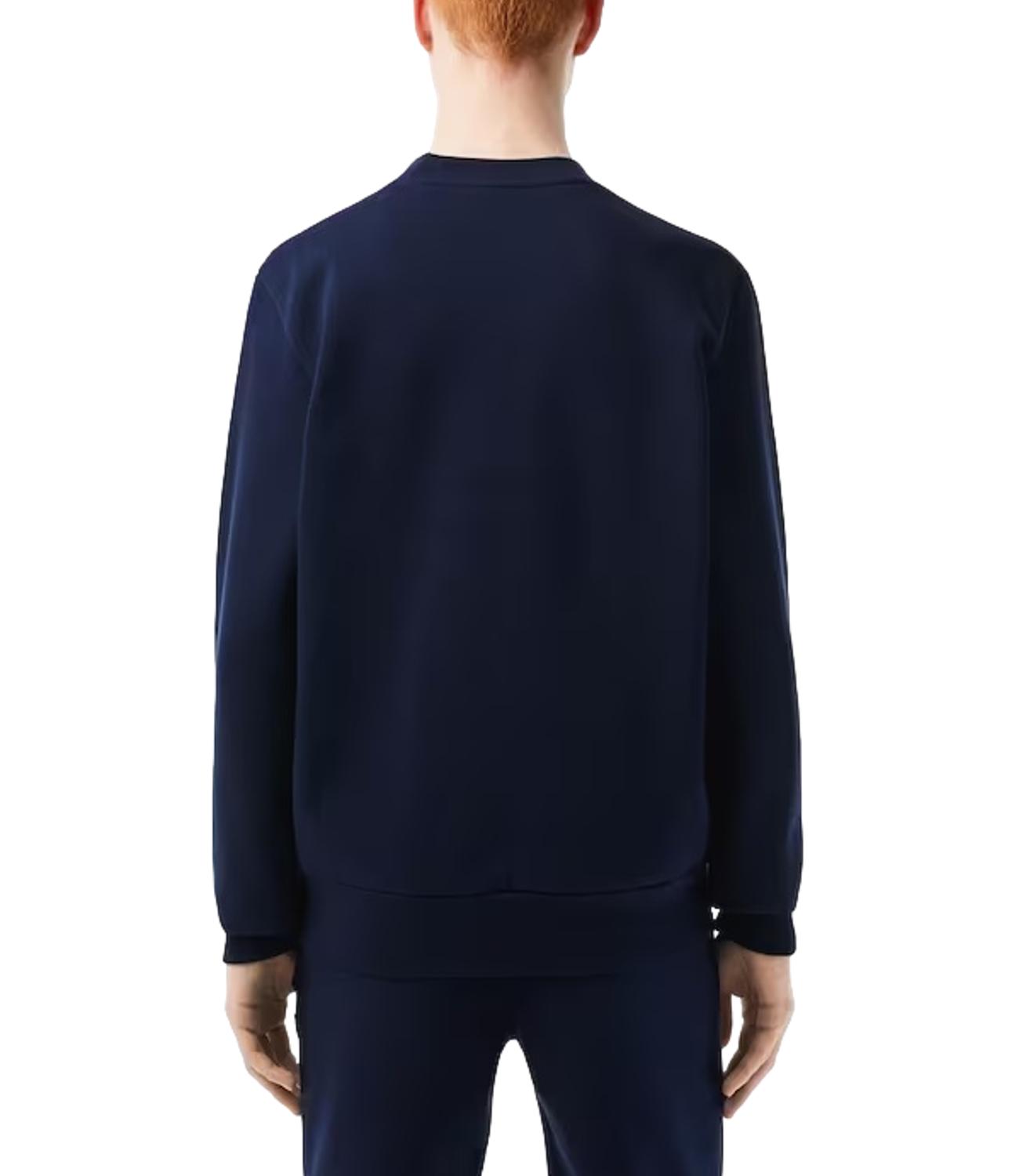 Lacosate Felpa girocollo blu navy