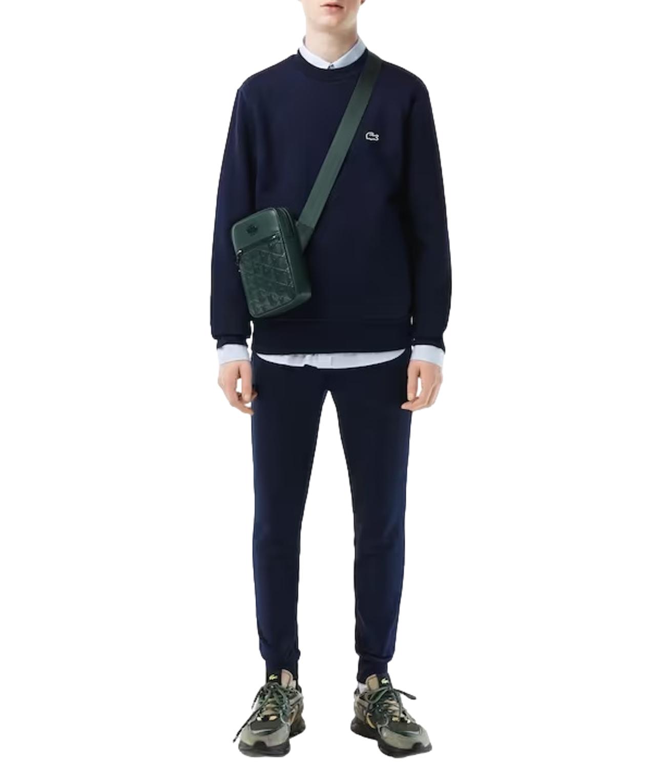 Lacosate Felpa girocollo blu navy