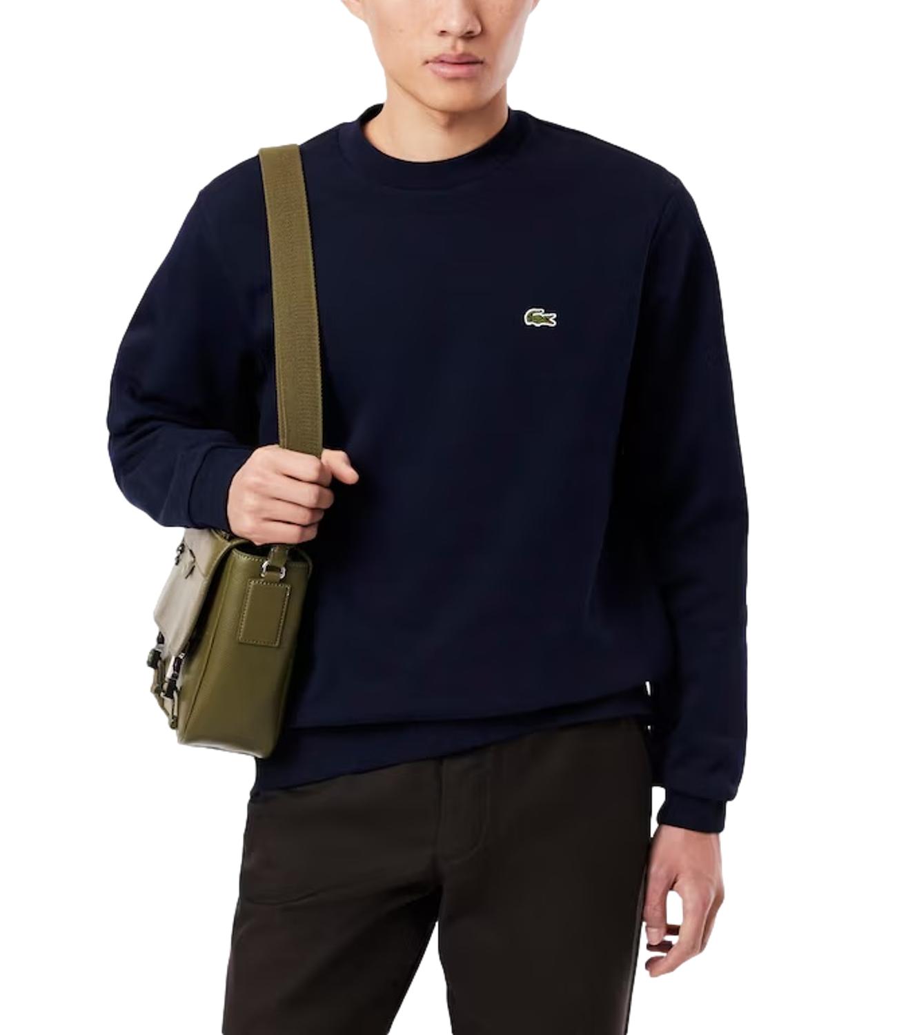 Lacoste Felpa girocollo blu